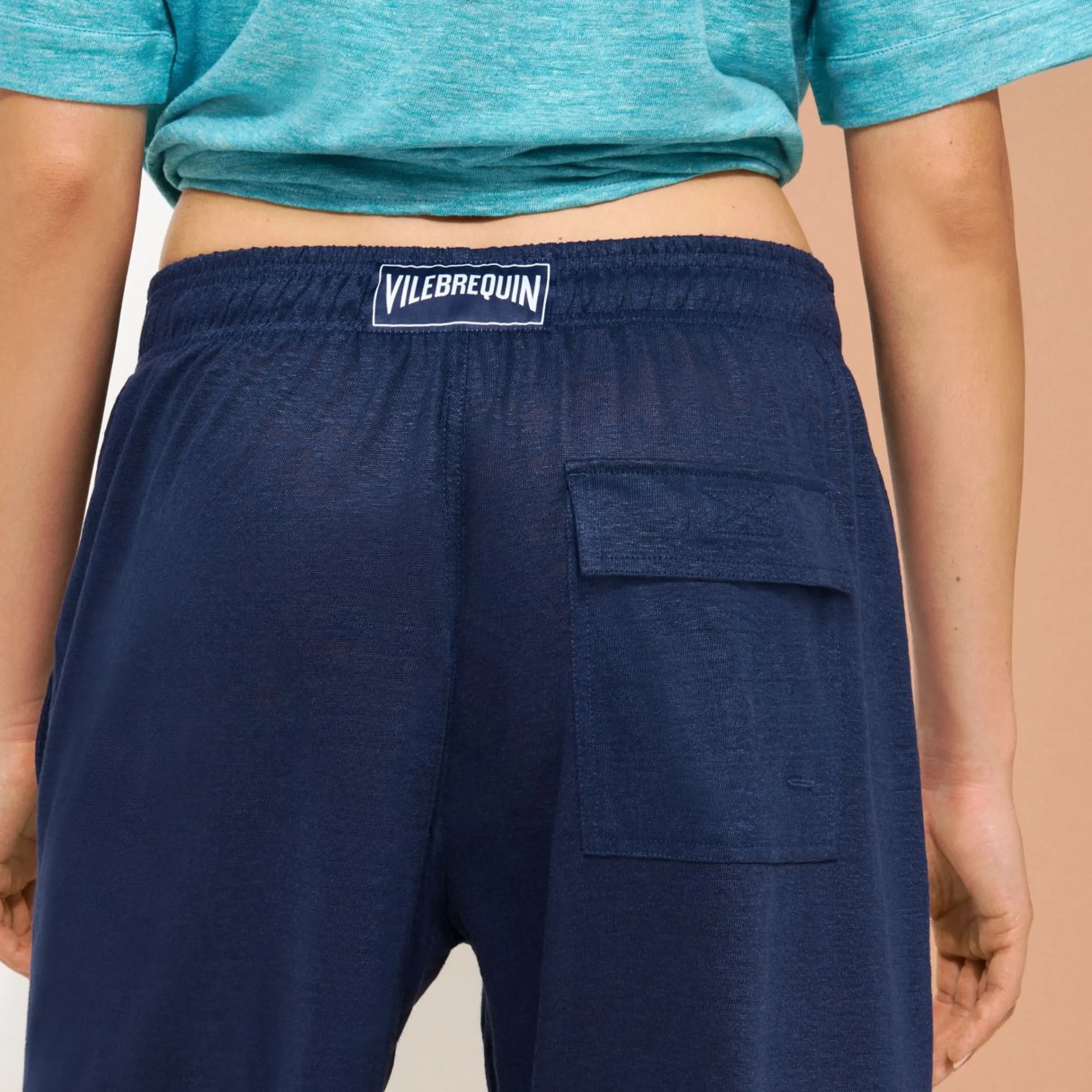 Femme Vilebrequin Pantalons^Pantalon En Jersey De Lin Unisexe Uni