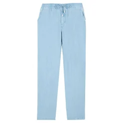Homme Vilebrequin Pantalons^Pantalon En Lin Homme Uni Coloration Minerale Naturelle