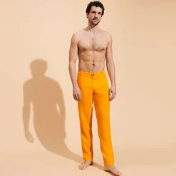 Homme Vilebrequin Pantalons^Pantalon En Lin Homme Uni