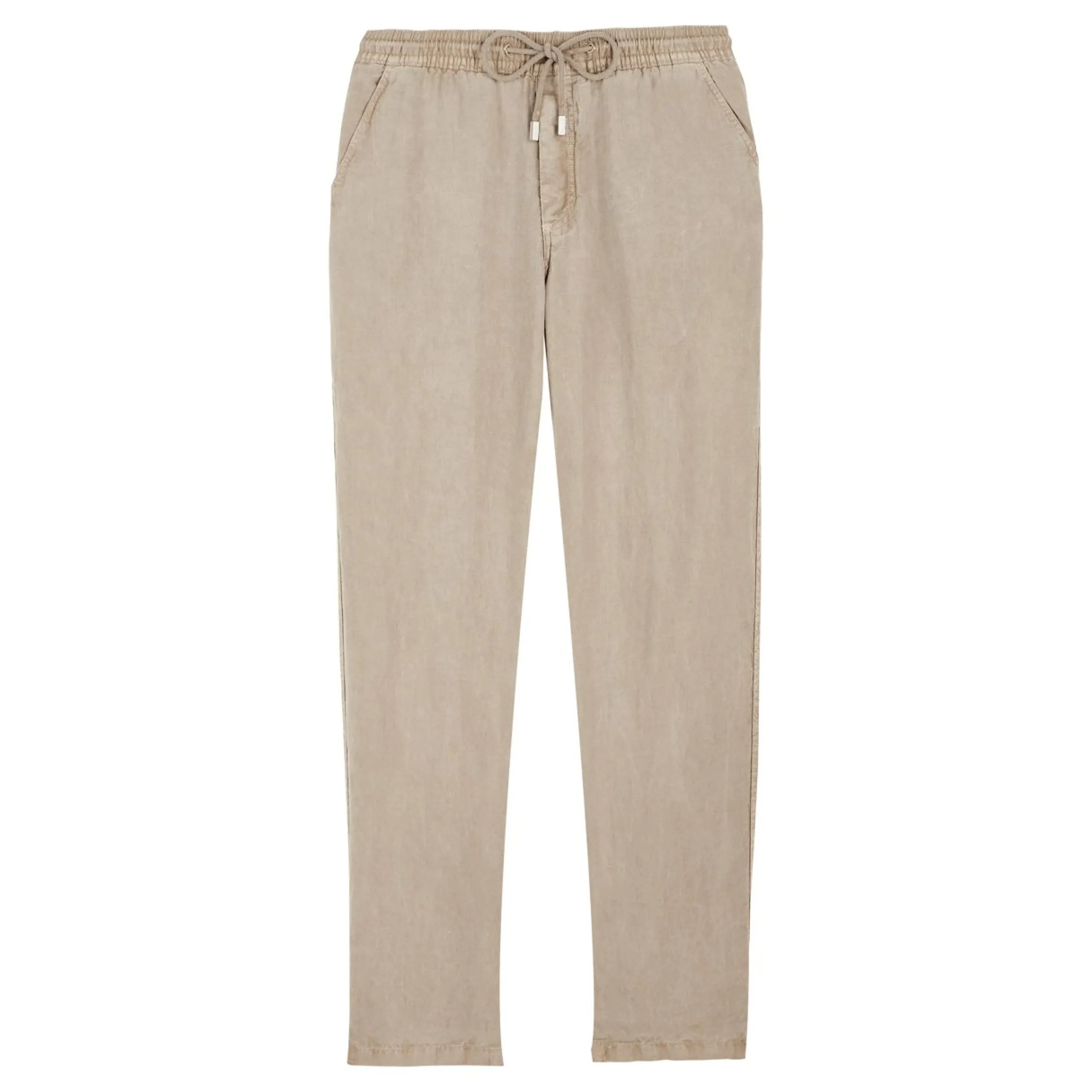 Homme Vilebrequin Pantalons^Pantalon En Lin Homme Uni Coloration Minerale Naturelle