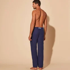 Homme Vilebrequin Pantalons^Pantalon En Lin Homme Uni
