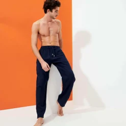 Homme Vilebrequin Pantalons^Pantalon En Lin Homme Uni