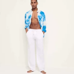 Homme Vilebrequin Pantalons^Pantalon En Lin Homme Uni