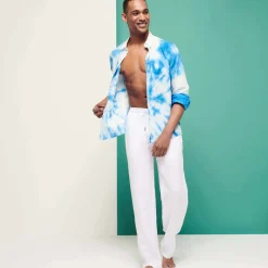 Homme Vilebrequin Pantalons^Pantalon En Lin Homme Uni