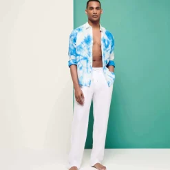 Homme Vilebrequin Pantalons^Pantalon En Lin Homme Uni