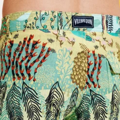 Homme Vilebrequin Pantalons^Pantalon En Lin Imprime Homme Jungle Rousseau