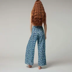 Femme Vilebrequin Pantalons^Pantalon En Voile De Coton Organique Femme Turtles Leopard- X Angelo Tarlazzi