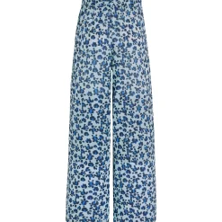 Femme Vilebrequin Pantalons^Pantalon En Voile De Coton Organique Femme Turtles Leopard- X Angelo Tarlazzi