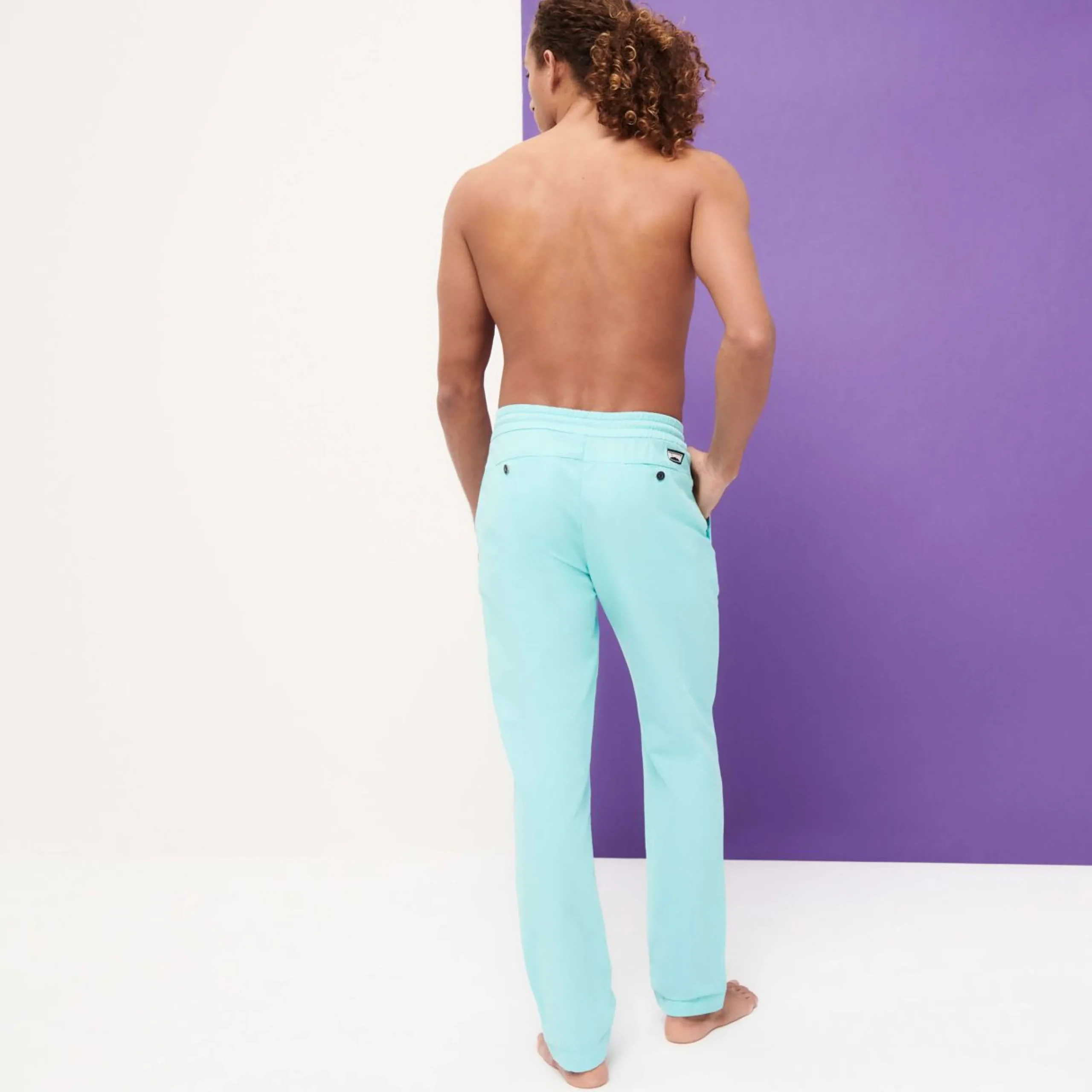 Homme Vilebrequin Pantalons^Pantalon Homme Coton Et Lin Uni