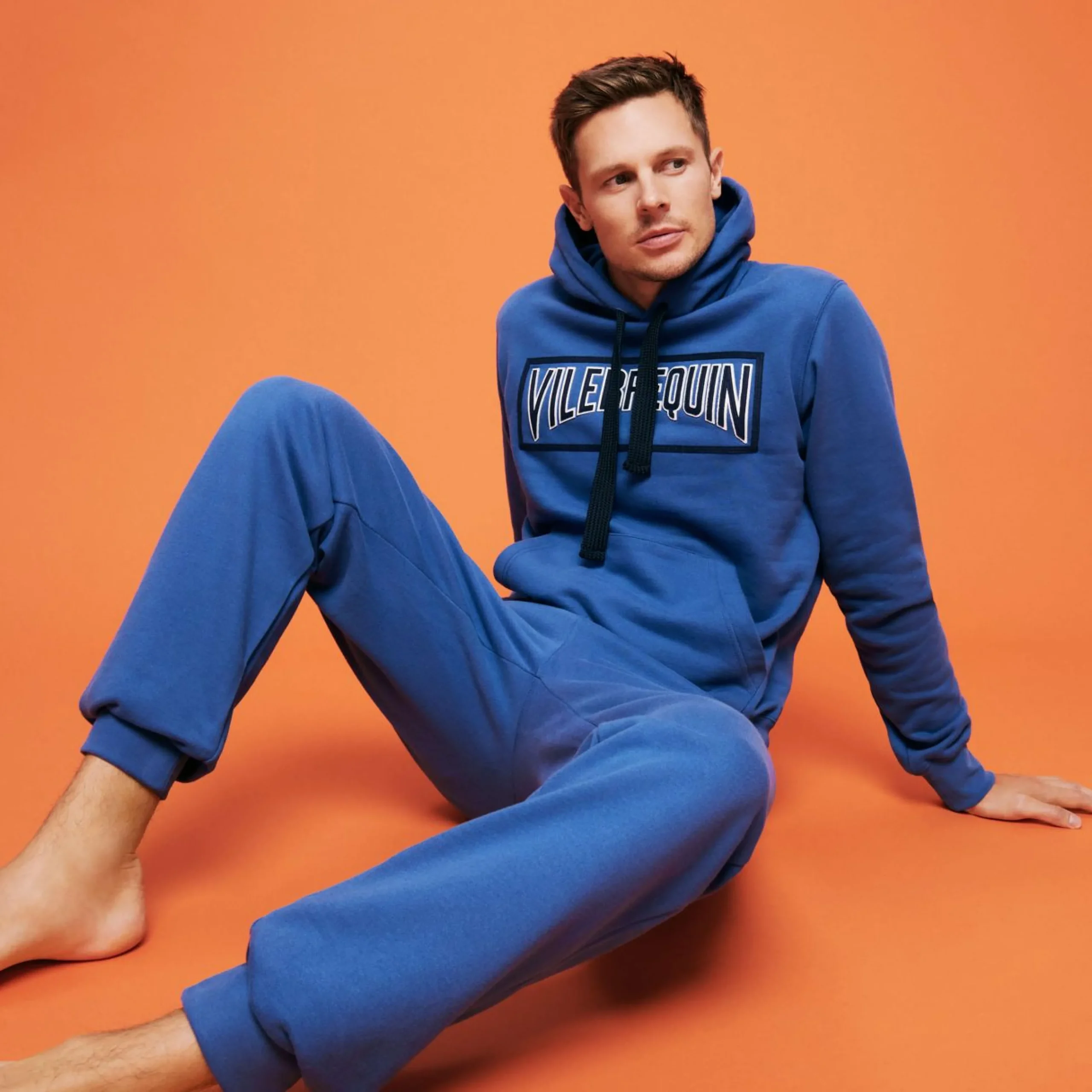 Homme Vilebrequin Pantalons^Pantalon Jogging En Coton Homme Uni