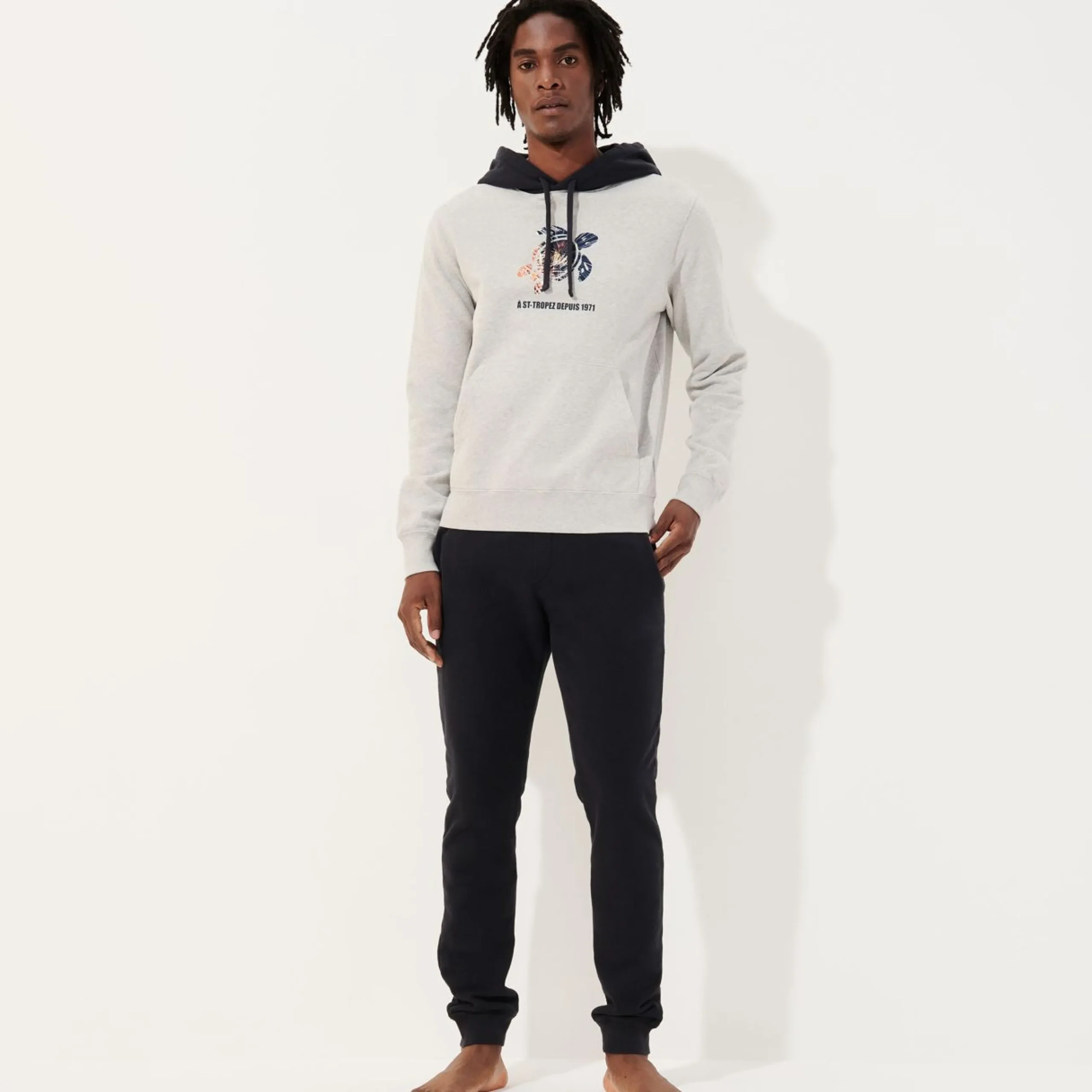 Homme Vilebrequin Pantalons^Pantalon Jogging En Coton Homme Uni
