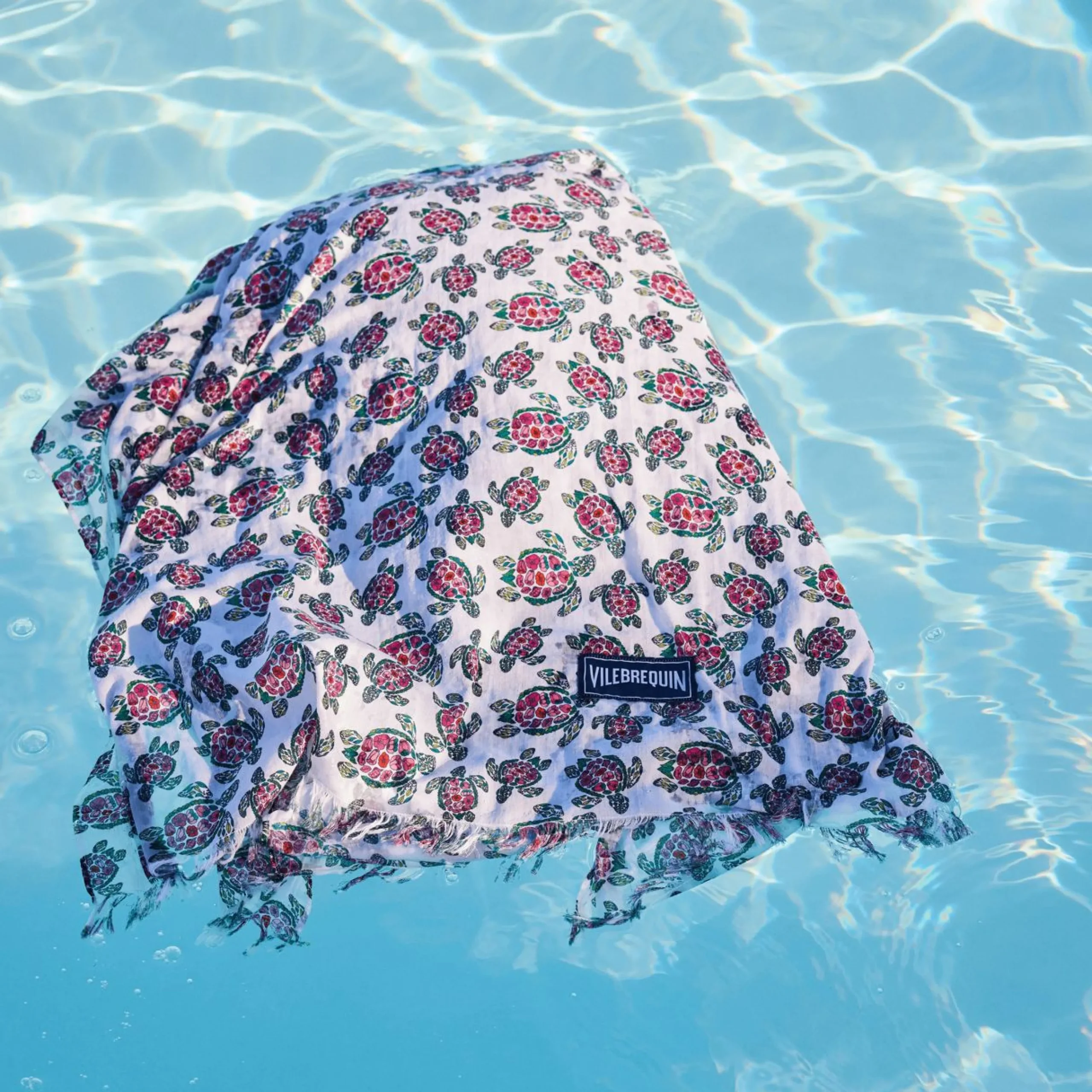 Femme Vilebrequin Serviettes De Plage Et Pareos^Pareo Fille Provencal Turtles