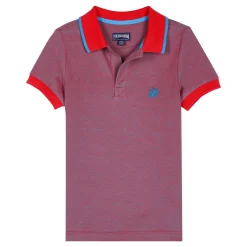 Garçon Vilebrequin Polos^Polo En Coton Organique Changeant Garçon Uni