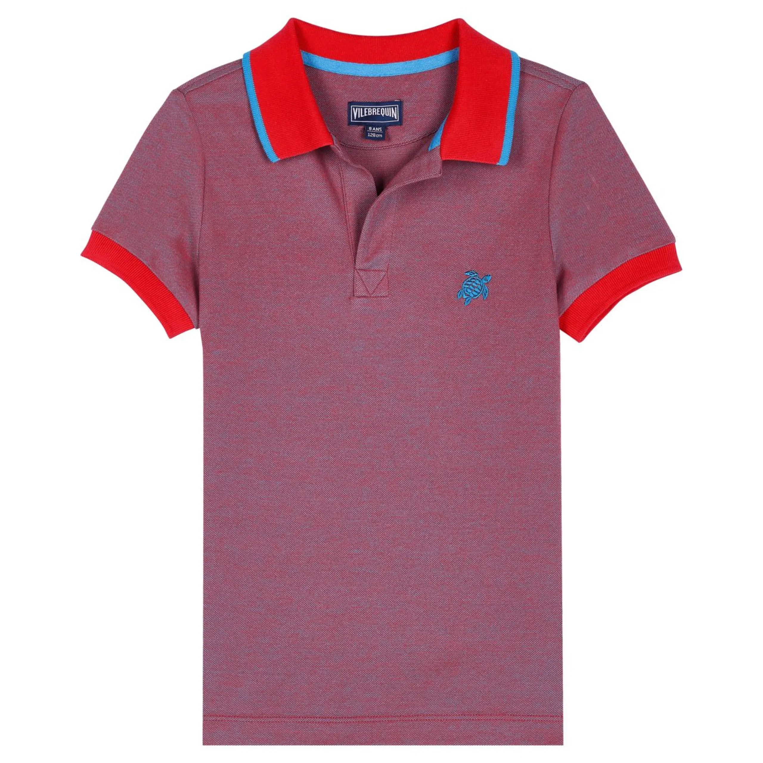 Garçon Vilebrequin Polos^Polo En Coton Organique Changeant Garçon Uni