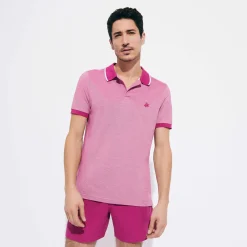 Homme Vilebrequin Polos^Polo En Coton Organique Changeant Homme Uni
