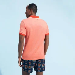 Homme Vilebrequin Polos^Polo En Coton Organique Changeant Homme Uni