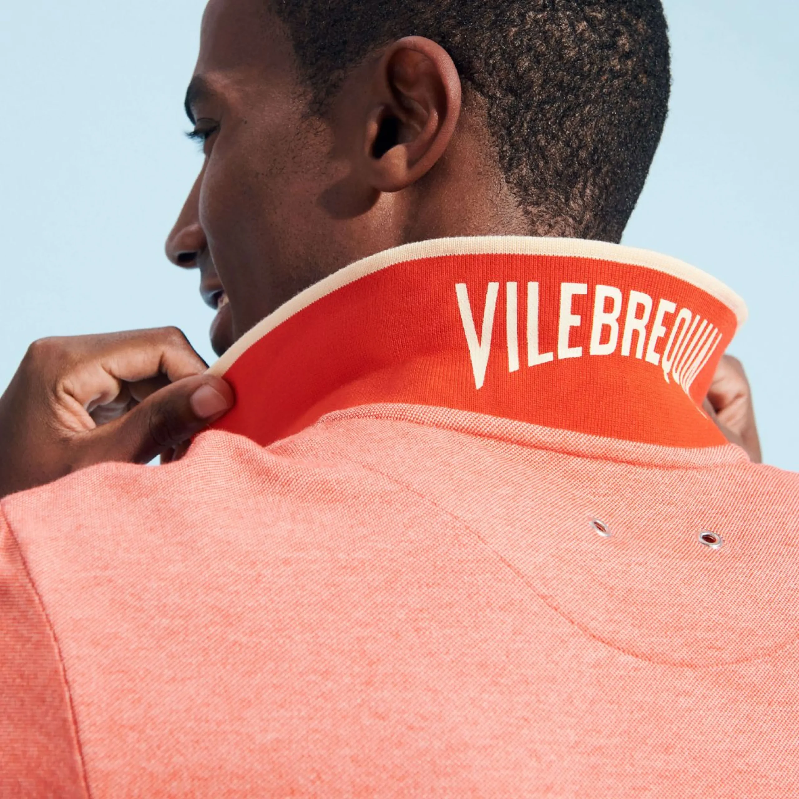 Homme Vilebrequin Polos^Polo En Coton Organique Changeant Homme Uni