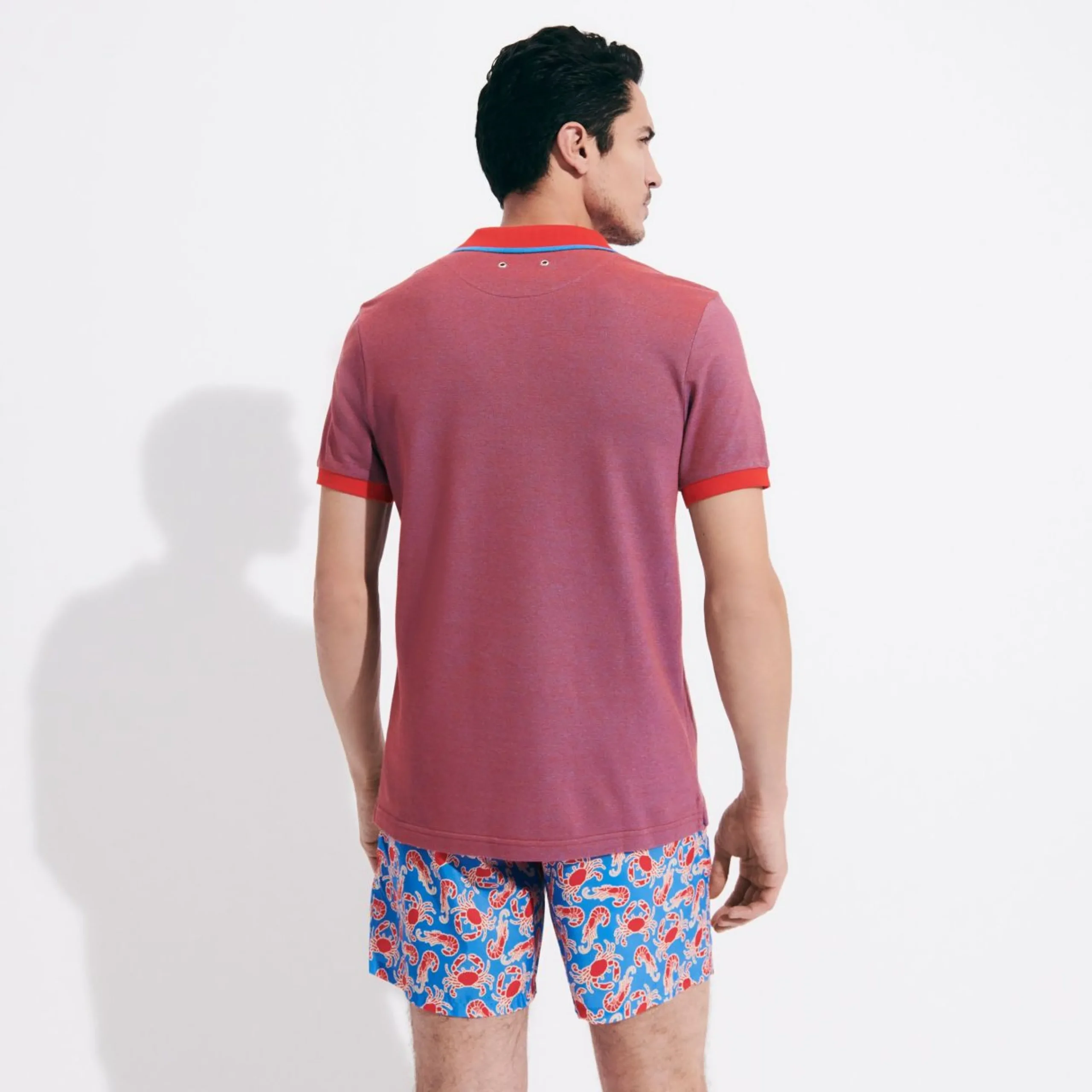 Homme Vilebrequin Polos^Polo En Coton Organique Changeant Homme Uni