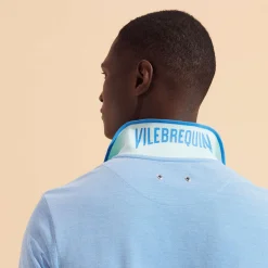 Homme Vilebrequin Polos^Polo En Coton Organique Changeant Homme Uni