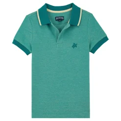 Garçon Vilebrequin Polos^Polo En Coton Organique Changeant Garçon Uni