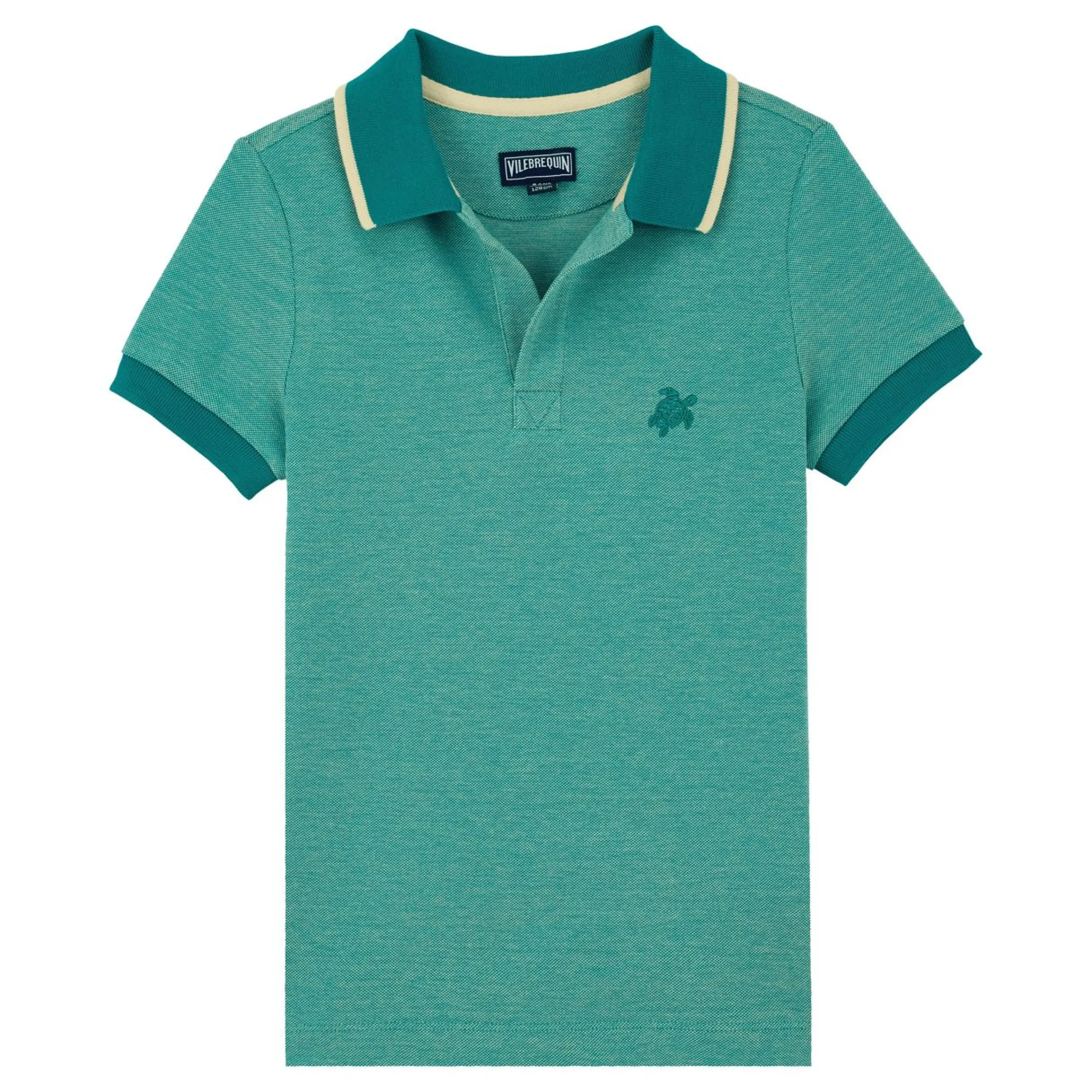 Garçon Vilebrequin Polos^Polo En Coton Organique Changeant Garçon Uni