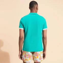 Homme Vilebrequin Polos^Polo En Coton Organique Homme Uni