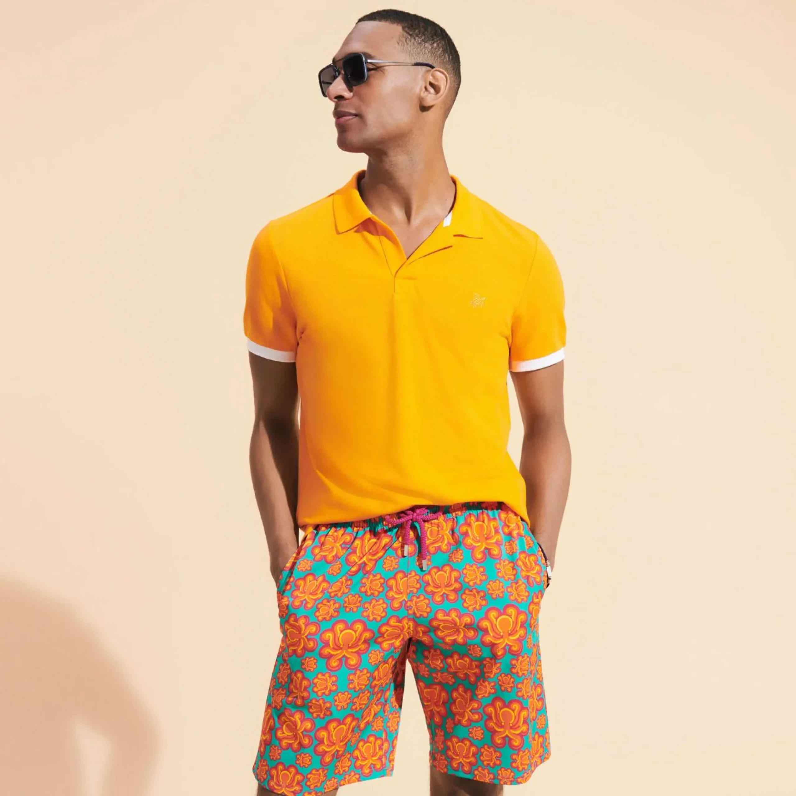 Homme Vilebrequin Polos^Polo En Coton Organique Homme Uni