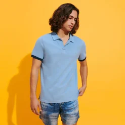 Homme Vilebrequin Polos^Polo En Coton Organique Homme Uni