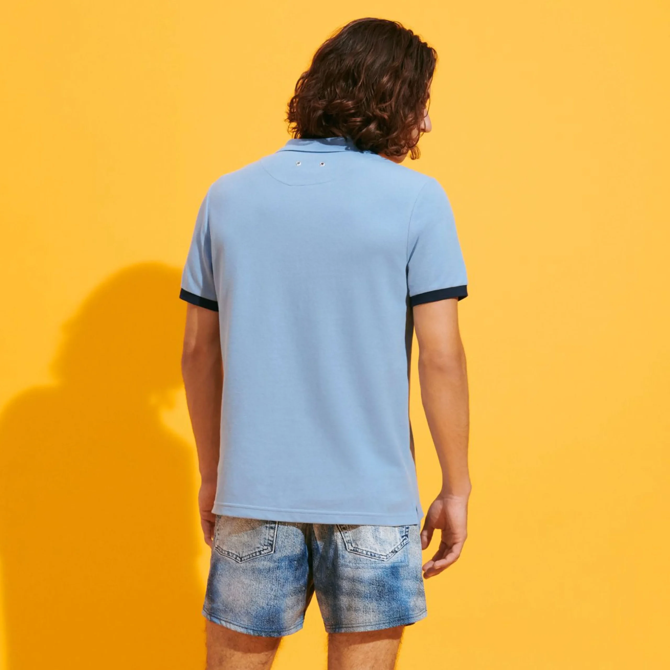Homme Vilebrequin Polos^Polo En Coton Organique Homme Uni
