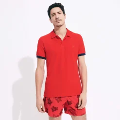Homme Vilebrequin Polos^Polo En Coton Organique Homme Uni
