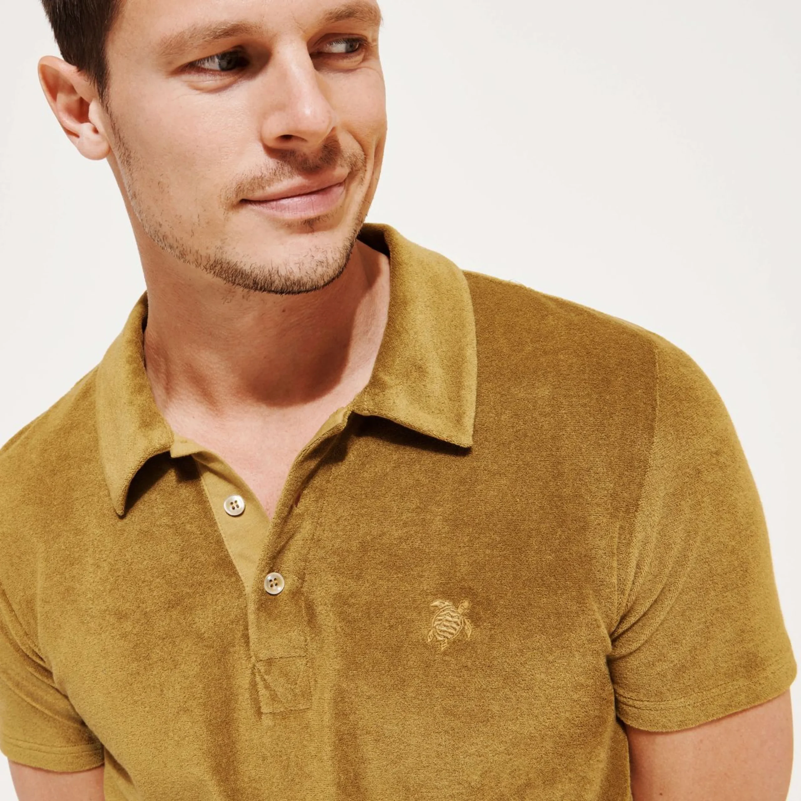 Homme Vilebrequin Polos^Polo En Eponge Homme Uni