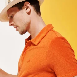 Homme Vilebrequin Polos^Polo En Eponge Homme Uni