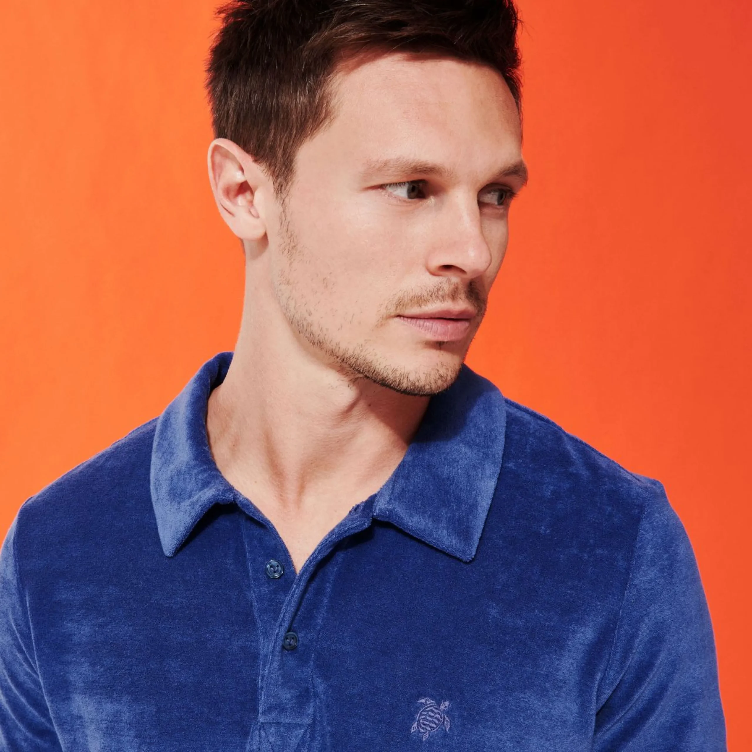 Homme Vilebrequin Polos^Polo En Eponge Homme Uni