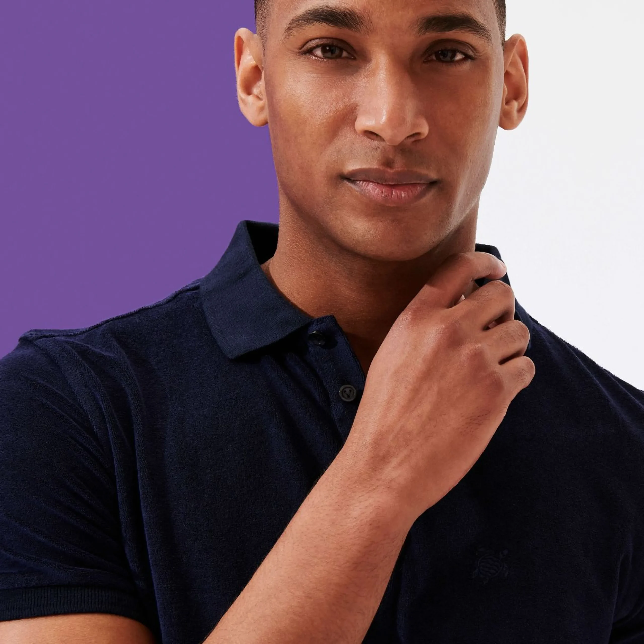 Homme Vilebrequin Polos^Polo En Eponge Homme Uni