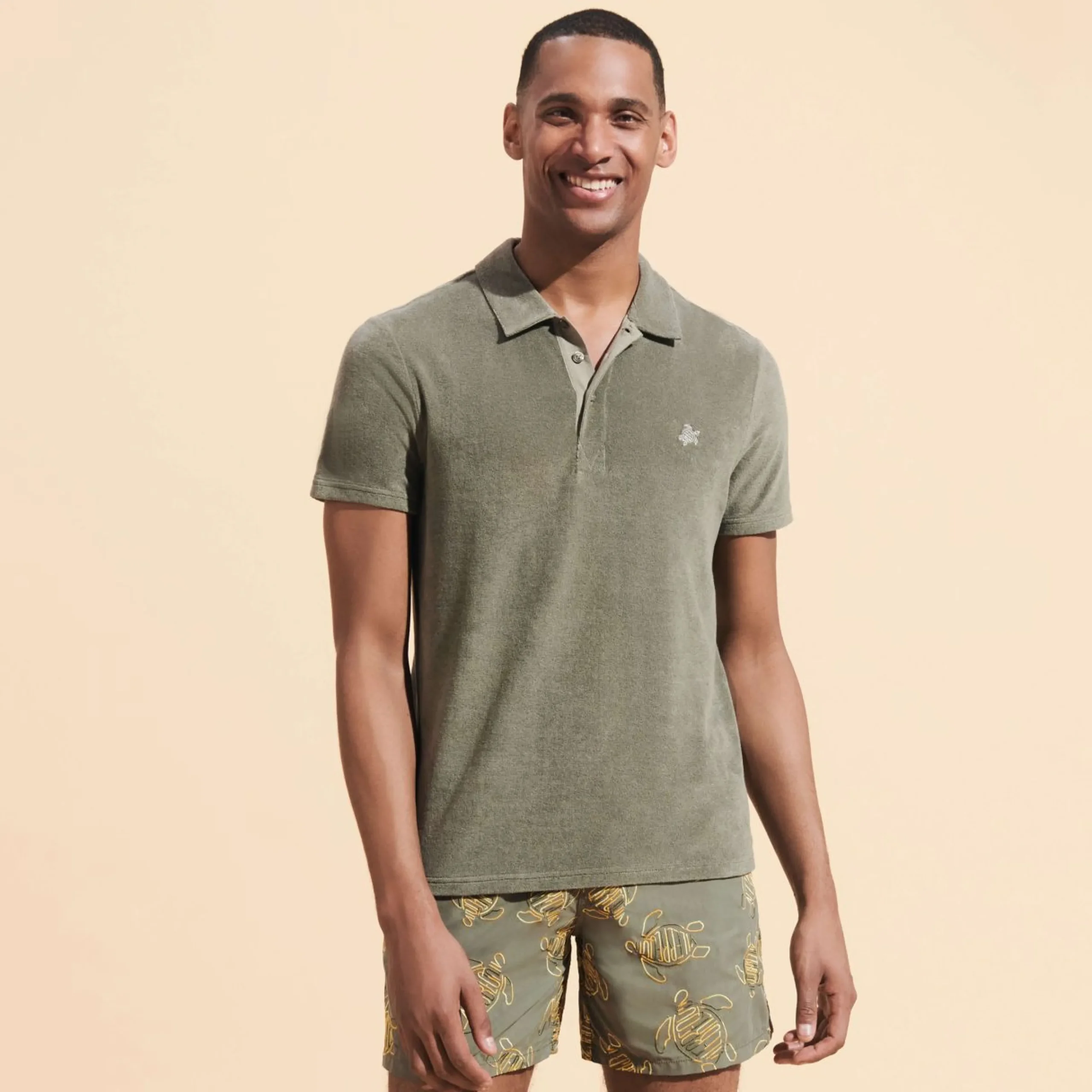 Homme Vilebrequin Polos^Polo En Eponge Homme Uni