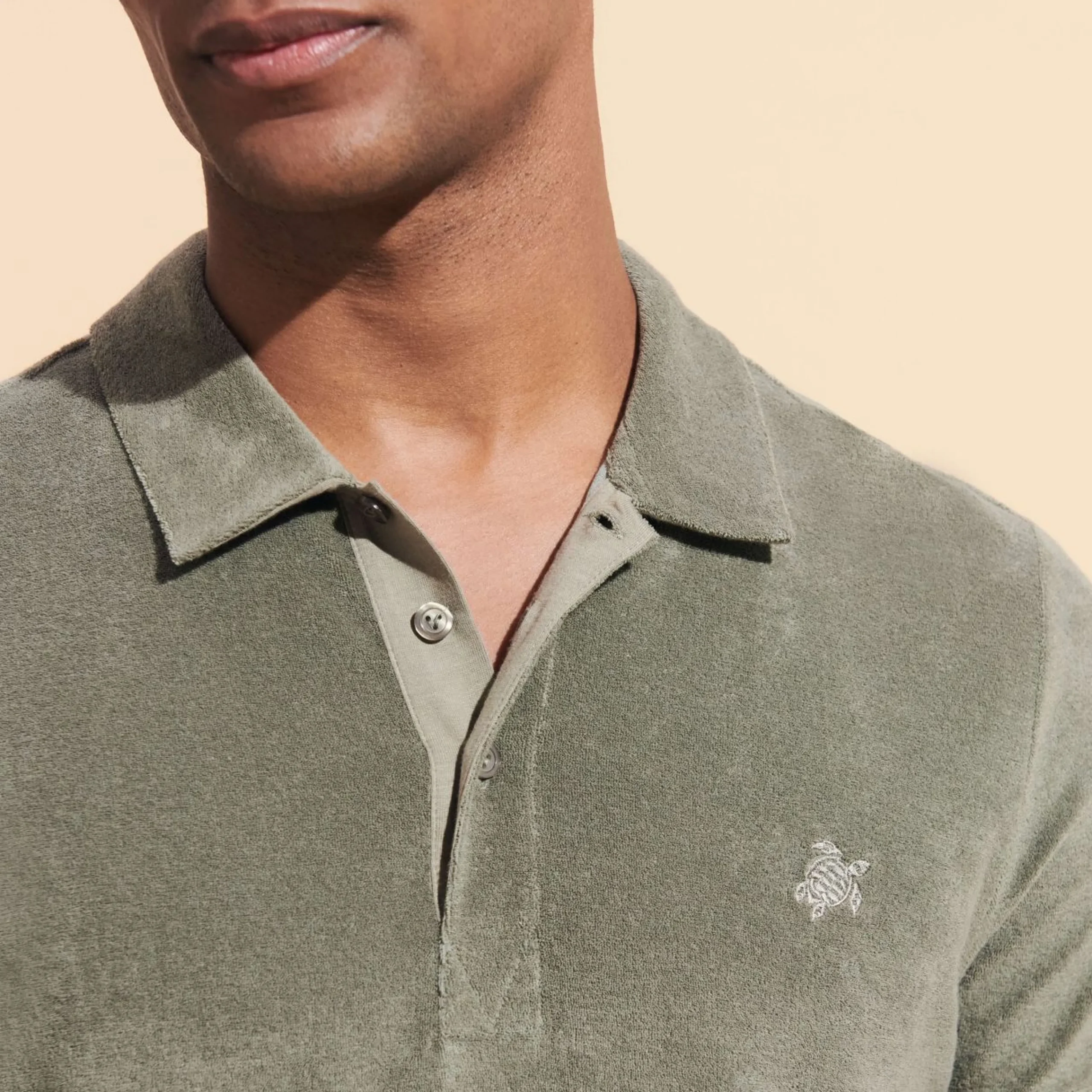 Homme Vilebrequin Polos^Polo En Eponge Homme Uni