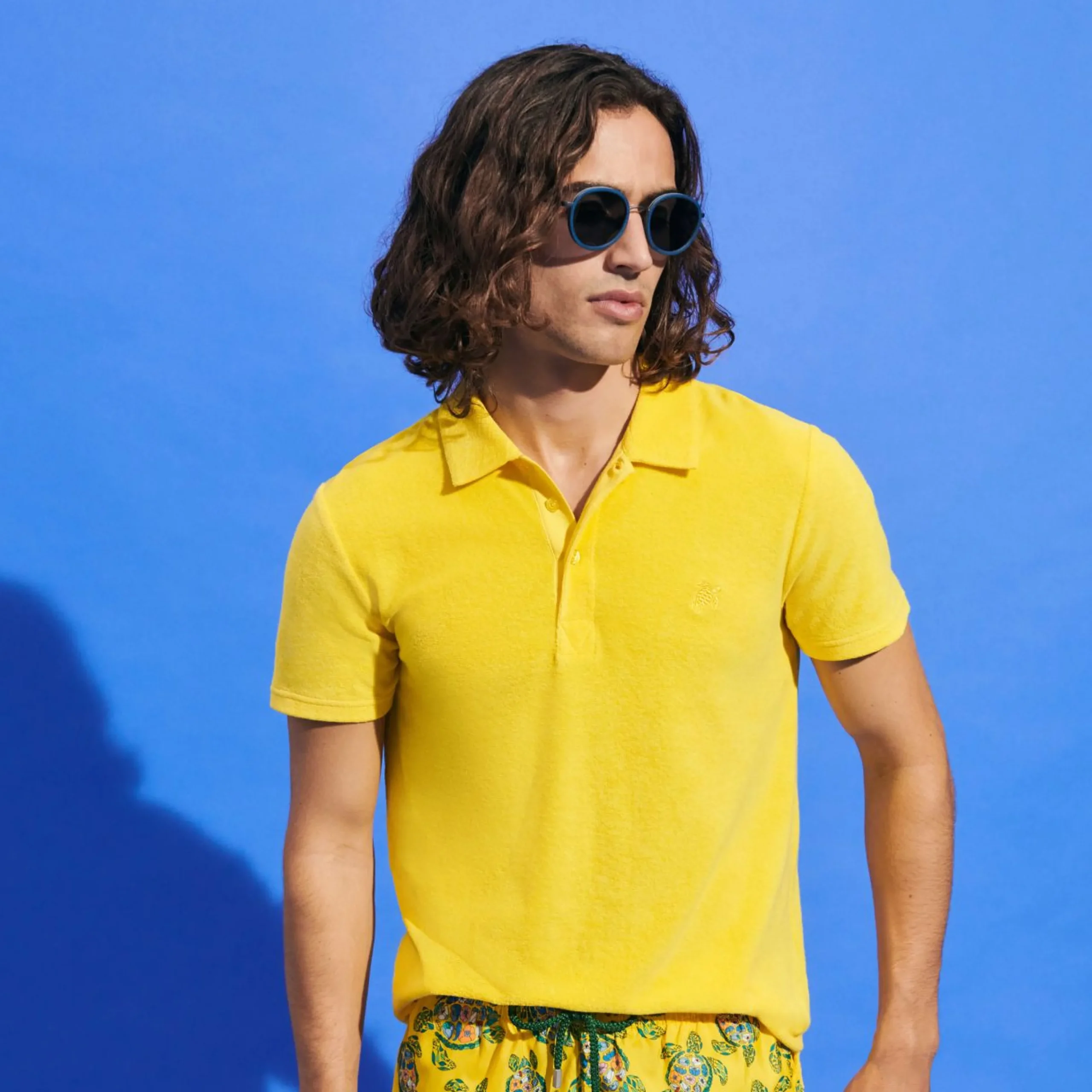 Homme Vilebrequin Polos^Polo En Eponge Homme Uni