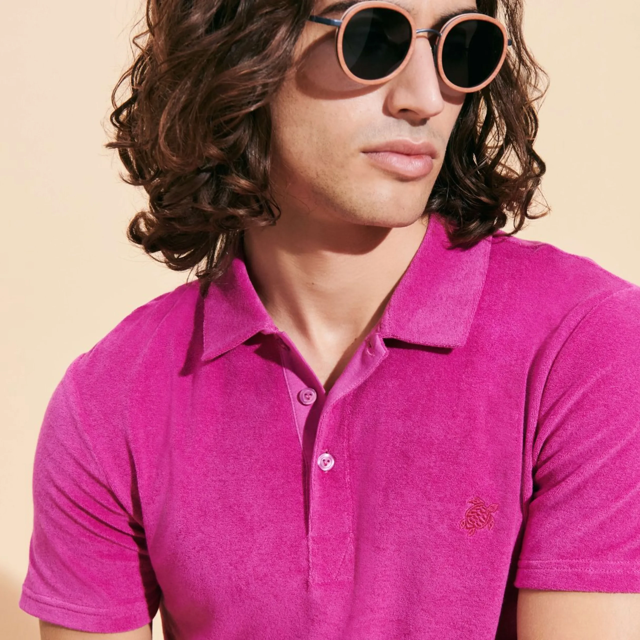 Homme Vilebrequin Polos^Polo En Eponge Homme Uni