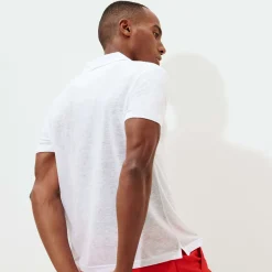 Homme Vilebrequin Polos^Polo En Jersey De Lin Homme Uni