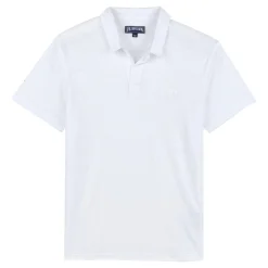 Homme Vilebrequin Polos^Polo En Jersey De Lin Homme Uni