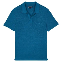 Homme Vilebrequin Polos^Polo En Jersey De Lin Homme Uni