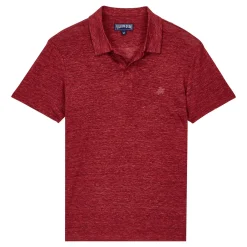 Homme Vilebrequin Polos^Polo En Jersey De Lin Homme Uni