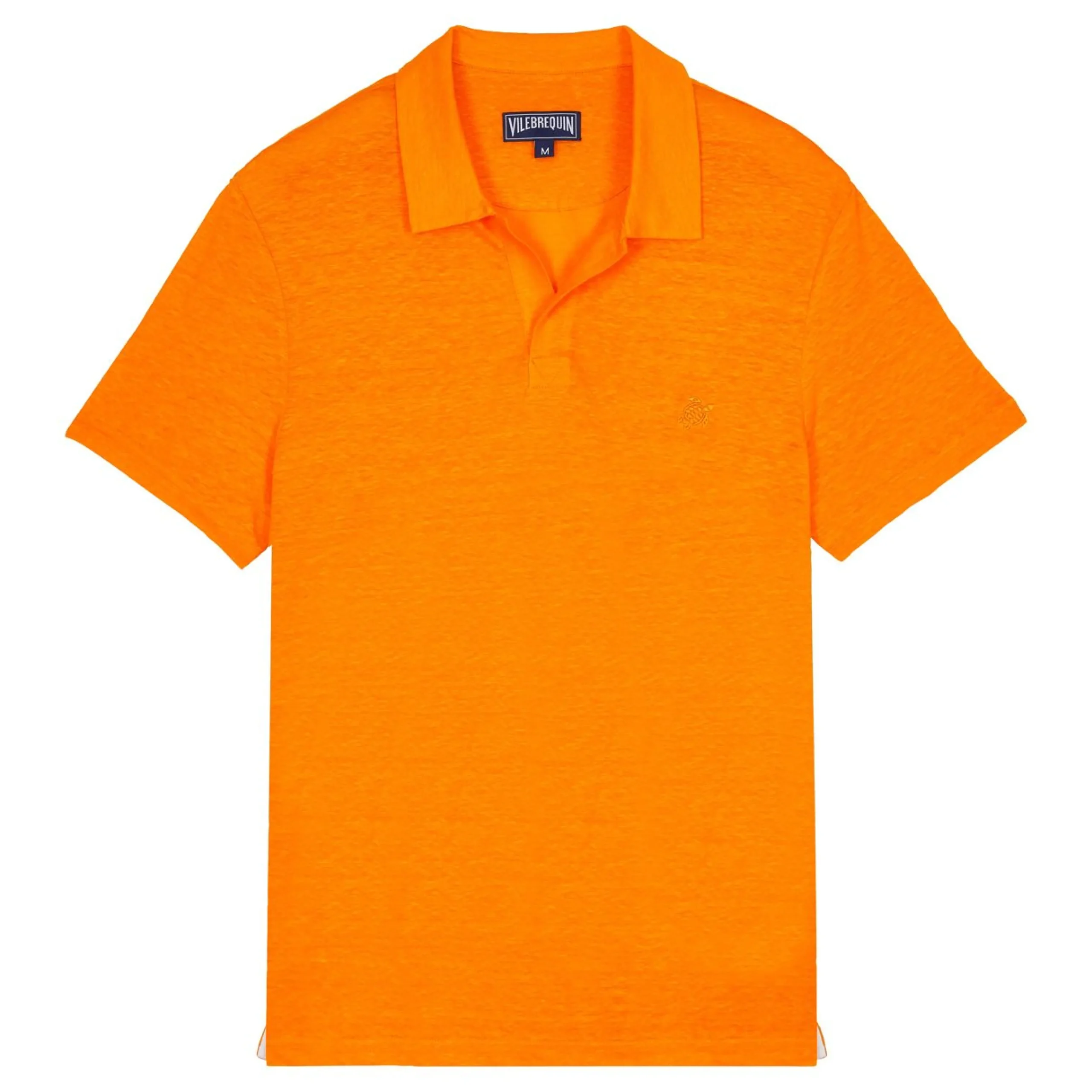 Homme Vilebrequin Polos^Polo En Jersey De Lin Homme Uni