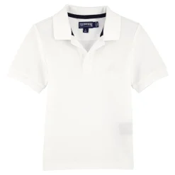 Garçon Vilebrequin Polos^Polo En Pique De Coton Garçon Uni