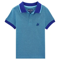 Garçon Vilebrequin Polos^Polo En Pique De Coton Garçon Uni