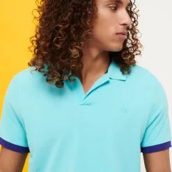Homme Vilebrequin Polos^Polo En Pique De Coton Homme Uni