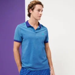 Homme Vilebrequin Polos^Polo En Pique De Coton Homme Uni