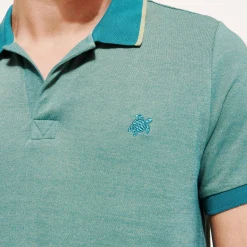 Homme Vilebrequin Polos^Polo En Pique De Coton Homme Uni