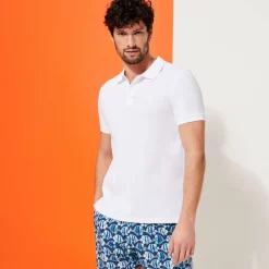 Homme Vilebrequin Polos^Polo En Pique De Coton Organique Homme Uni