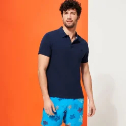 Homme Vilebrequin Polos^Polo En Pique De Coton Organique Homme Uni